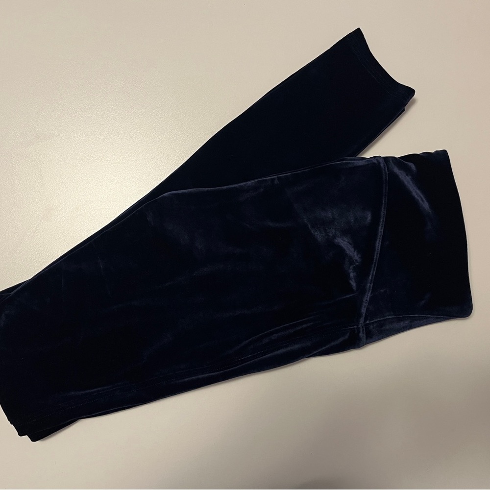 SPANX Velvet Leggings - Blue